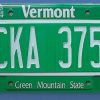 VERMONT LICENSE PLATE