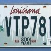LOUISIANA LICENSE PLATE