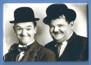 Laurel and Hardy 2x3 Fridge Magnet