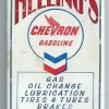 Hellings Chevron Gas Sign 2x3 Fridge Magnet