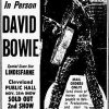 David Bowie Concert Ad 2x3 Fridge Magnet