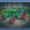 Deutz Tractor 2x3 Fridge Magnet