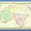 Charles County Maryland Map 2x3 Fridge Magnet