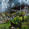 View of Toledo 2x3 Fridge Magnet