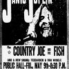Janis Joplin Concert Advertisement 2x3 Fridge Magnet
