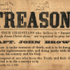 John Brown Treason Playbill 2x3 Fridge Magnet
