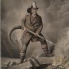 Antique Fireman 2x3 Fridge Magnet