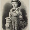 Antique Fireman 2x3 Fridge Magnet