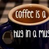 Coffee is a Hug in a Mug 2x3 Fridge Magnet