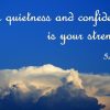 In Quietness and Confidence is Your Strength 2x3 Fridge Magnet