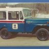USPS Postal Jeep 2x3 Fridge Magnet