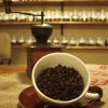 Coffee Beans and Grinder 2x3 Fridge Magnet