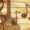 Guitar Music Treble Clef 2x3 Fridge Magnet