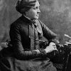 Louisa May Alcott 2x3 Fridge Magnet