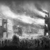 The burning of Columbia, South Carolina 2x3 Fridge Magnet